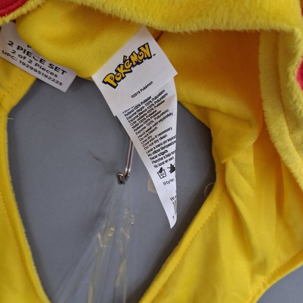 NWT Pokémon Pikachu Costume Hat And Tail - Picture 5 of 6
